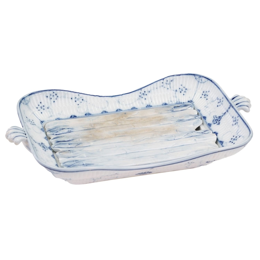 64001 VILLEROY &amp; BOCH DRESDEN DWUCZĘŚCIUOWY SERWER DO SZPARAGÓW KOBALTOWE WZORY (1).jpg