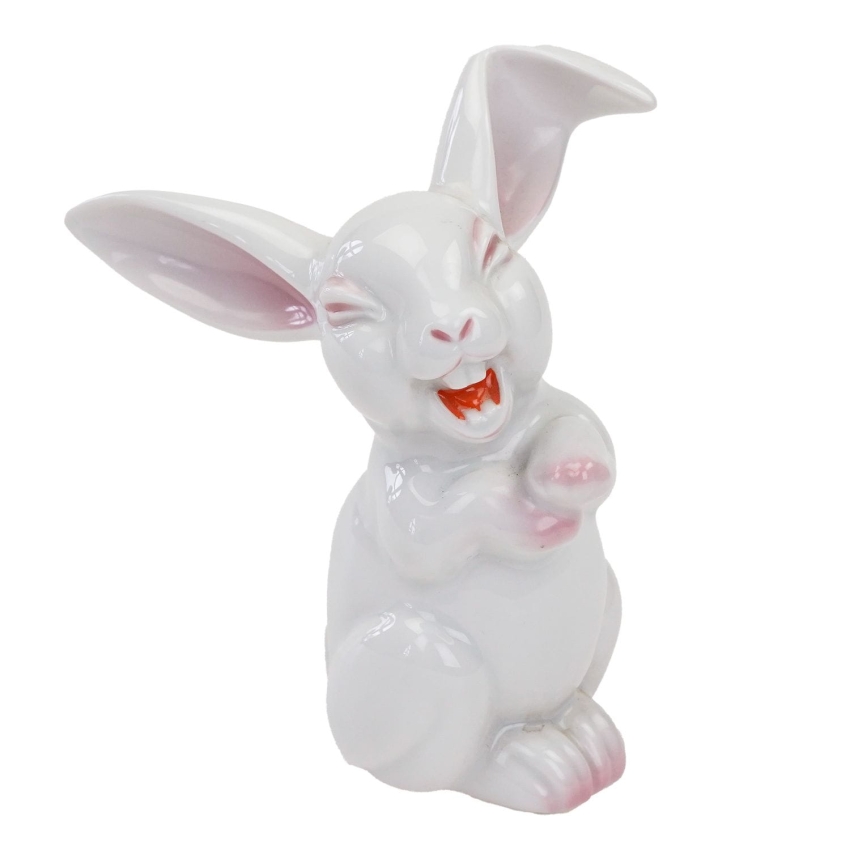 64089 ROSENTHAL M. FRITZ ŚMIEJĄCY SIĘ ZAJĄC MALOWANY KULTOWA FIGURKA ROSENTHALA (1).jpg