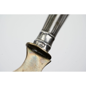 64128 ŚLICZNY NÓŻ DO MASŁA ZE SREBRNYM TRZONKIEM PRÓBY 800 (5).jpg