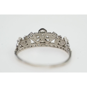 64160 UKRAINA SREBRNY PIERŚCIONEK DIADEM Z CYRKONIAMI ŚLICZNOŚCI WAGA 1,6 G R. 19 (3).jpg