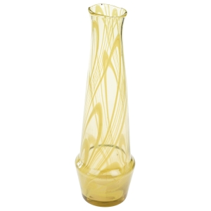 LAURA DUŻY SMUKŁY WAZON Z ŻÓŁTYMI SMUGAMI