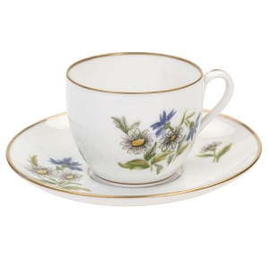 64712 BING &amp; GRONDAHL MOKKA ZE SPODKIEM RĘCZNIE MALOWANE KWIATUSZKI II (1).jpg