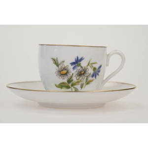 64712 BING &amp; GRONDAHL MOKKA ZE SPODKIEM RĘCZNIE MALOWANE KWIATUSZKI II (2).jpg