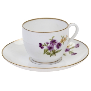 64715 BING &amp; GRONDAHL MOKKA ZE SPODKIEM RĘCZNIE MALOWANE KWIATUSZKI V (1).jpg