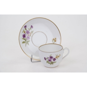 64715 BING &amp; GRONDAHL MOKKA ZE SPODKIEM RĘCZNIE MALOWANE KWIATUSZKI V (4).jpg