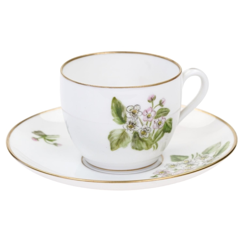 64717 BING &amp; GRONDAHL MOKKA ZE SPODKIEM RĘCZNIE MALOWANE KWIATUSZKI VII (1).jpg