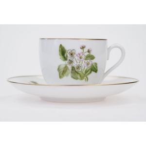 64717 BING &amp; GRONDAHL MOKKA ZE SPODKIEM RĘCZNIE MALOWANE KWIATUSZKI VII (2).jpg