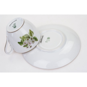 64717 BING &amp; GRONDAHL MOKKA ZE SPODKIEM RĘCZNIE MALOWANE KWIATUSZKI VII (5).jpg