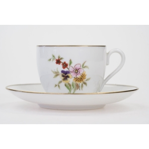 64718 BING &amp; GRONDAHL MOKKA ZE SPODKIEM RĘCZNIE MALOWANE KWIATUSZKI VIII (2).jpg