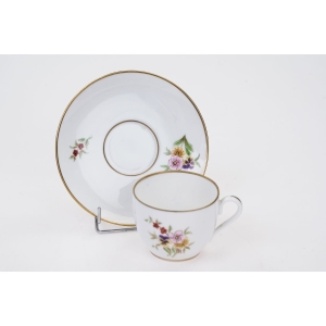 64718 BING &amp; GRONDAHL MOKKA ZE SPODKIEM RĘCZNIE MALOWANE KWIATUSZKI VIII (4).jpg