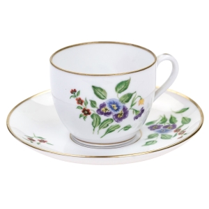 64719 BING &amp; GRONDAHL MOKKA ZE SPODKIEM RĘCZNIE MALOWANE KWIATUSZKI IX (1).jpg