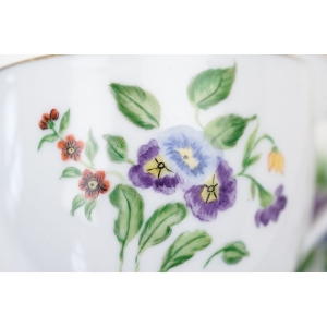 64719 BING &amp; GRONDAHL MOKKA ZE SPODKIEM RĘCZNIE MALOWANE KWIATUSZKI IX (3).jpg