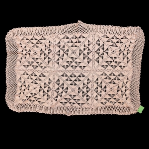 SZYDEŁKO ŁOSOSIOWY PROSTOKĄTNY OBRUS 120 X 76 CM