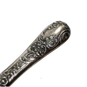 65144 FRANCJA ART-NOUVEAU CUDOWNA ŁYŻKA DO SAŁAT TRZONEK ZE SREBRA (2).jpg