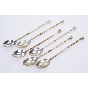 65153 KOMPLET PLATEROWANYCH PROSTYCH ŁYŻECZEK DO KAWY (5).jpg