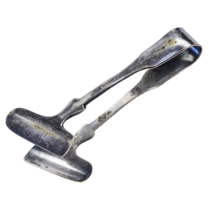 NIETYPOWE PLATEROWANE SREBREM SZCZYPCE DO CIASTEK SŁODDYCZY