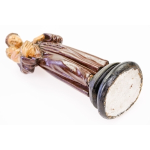 65218 GIPSOWA STARA DUŻA FIGURA ŚW. ANTONIEGO RĘCZNIE MALOWANA (5).jpg