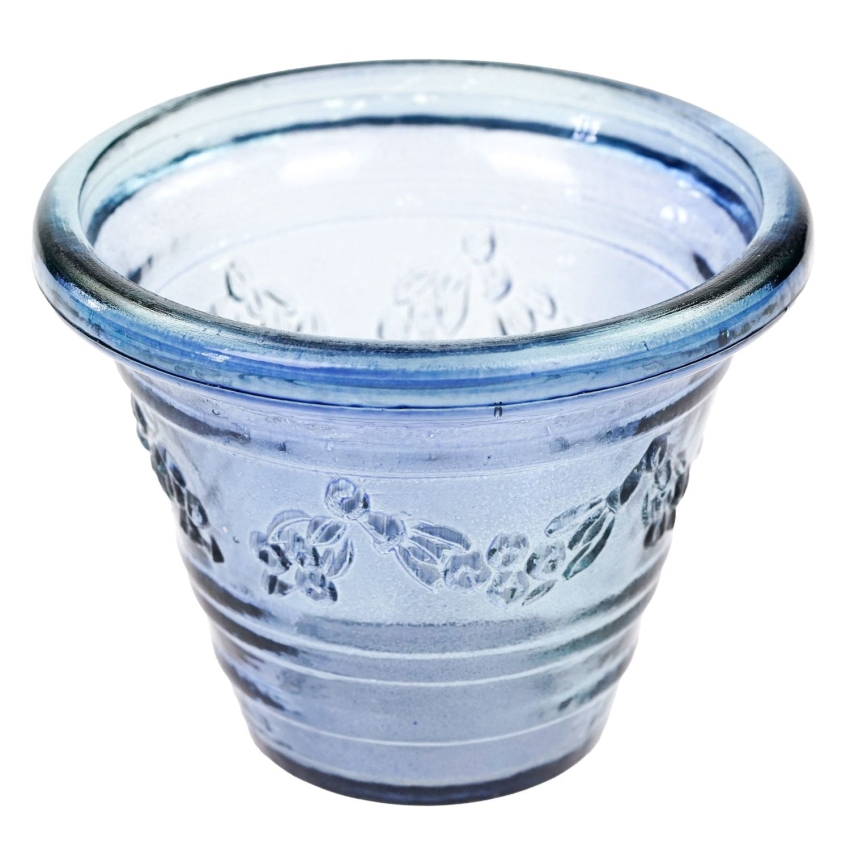 65253 SZKLANA OSŁONKA NA DONICĘ DONICZKA NIEBIESKA GIRLANDY KWIATÓW (1).jpg