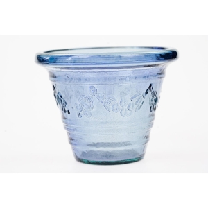 65253 SZKLANA OSŁONKA NA DONICĘ DONICZKA NIEBIESKA GIRLANDY KWIATÓW (2).jpg