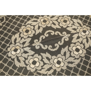65390 KOŁEK ŚLICZNY ZŁOCISTY STAREŃKI OBRUS RÓŻE 155 X 127 CM (2).jpg