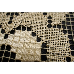 65390 KOŁEK ŚLICZNY ZŁOCISTY STAREŃKI OBRUS RÓŻE 155 X 127 CM (4).jpg