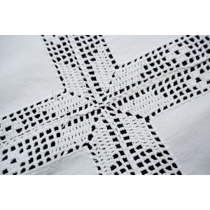 65411 PŁÓTNO I SZYDEŁKOWE KORONKI OBRUS W BIELI 80 X 77 CM (3).jpg