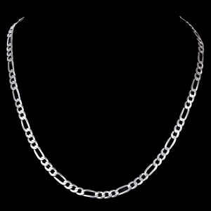 SREBRO PRÓBA 925 ŁAŃCUSZEK FIGARO 12,8 G DŁUGOŚĆ 49 CM