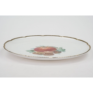 65739 BEYER &amp; BOCK JABŁKO I ORZECHY ŁADNA OGROMNA PATERA ŚR. 33,5 CM (2).jpg