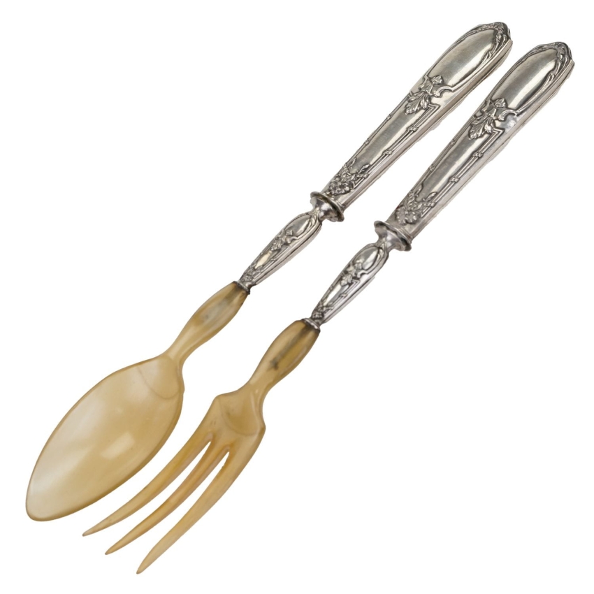 65748 FRANCJA SZTUĆCE DO SAŁAT SREBRNE TRZONKI GUSTOWNE I ELEGANCKIE W ETUI (1).jpg