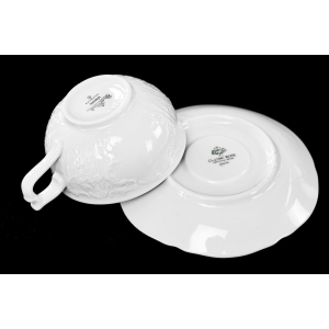 65205 ROSENTHAL SANSSOUCI KOŚĆ FILIŻANKA ZE SPODKIEM W BIELI (5).jpg