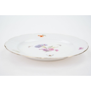 65888 KPM BERLIN ALTOSIER TALERZ KOLOROWE KWIATY I MOTYLE I (2).jpg