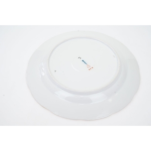 65889 KPM BERLIN ALTOSIER TALERZ KOLOROWE KWIATY I MOTYLE II (5).jpg