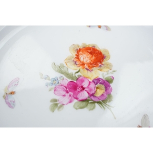 65890 KPM BERLIN ALTOSIER TALERZ KOLOROWE KWIATY I MOTYLE III (4).jpg