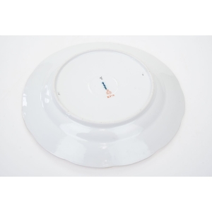 65890 KPM BERLIN ALTOSIER TALERZ KOLOROWE KWIATY I MOTYLE III (5).jpg