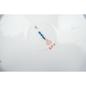 65890 KPM BERLIN ALTOSIER TALERZ KOLOROWE KWIATY I MOTYLE III (6).jpg