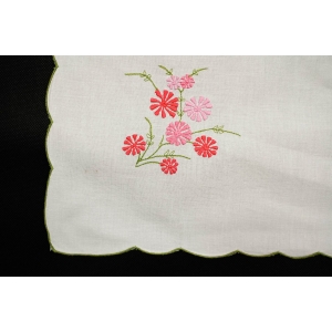 65918 PŁÓTNO ŁADNY OBRUS WYSZYWANY DROBNE KWIATKI 77 X 76 CM (4).jpg