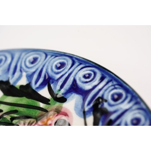 66136 STARA PATERA AMORKI I KWIATAMI MAJOLIKA DO ZAWIESZENIA (3).jpg