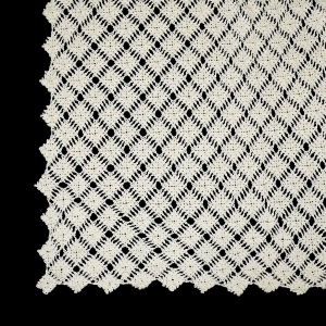 SZYDEŁKO ŚMIETANKOWY OBRUS KAPA NARZUTA BAWEŁNA 230 X 180 CM