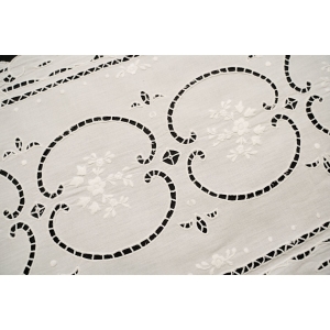 66239 PŁÓTNO BIEŻNIK SERWETA BIAŁY HAFT W KWIATY I AŻURY 85 X 38 CM (2).jpg