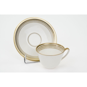 66301 WEIMAR KOŚĆ SŁONIOWA PIĘKNOŚĆ ZE ZŁOCENIAMI KOLEKCJONERSKA MOKKA ZE SPODKIEM (4).JPG