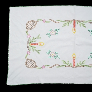 66354 BOŻE NARODZENIE BAWEŁNA RĘCZNE KOLOROWE HAFTY OBRUS 146 X 85 CM (1).jpg