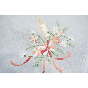66357 BOŻE NARODZENIE PŁÓTNO I RĘCZNY HAFT KRZYŻYKOWY KOLOROWE HAFTY OBRUS 78 X 78 CM (7).JPG