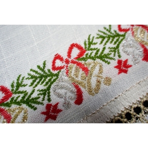 66361 BOŻE NARODZENIE KOLOROWE HAFTY BIEŻNIK W STYLU RETRO 97 X 36 CM (4).JPG