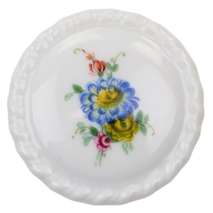 66424 FÜRSTENBERG RĘCZNIE MALOWANA PORCELANOWA BROSZA KWIATY (1).jpg