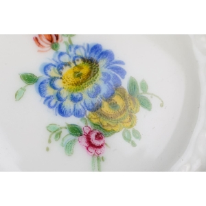 66424 FÜRSTENBERG RĘCZNIE MALOWANA PORCELANOWA BROSZA KWIATY (2).JPG
