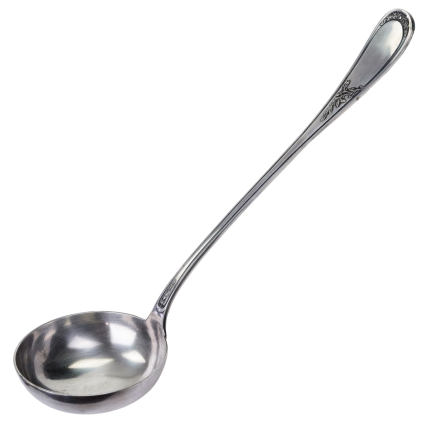 66599 PLATEROWANA SREBREM PIĘKNA CHOCHLA ŁYŻKA WAZOWA (1).jpg