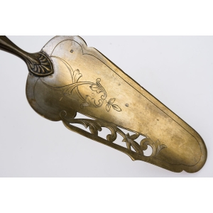 66600 ART-NOUVEAU CUDOWNA PLATEROWANA ŁOPATKA DO CIAST TORTÓW (4).JPG