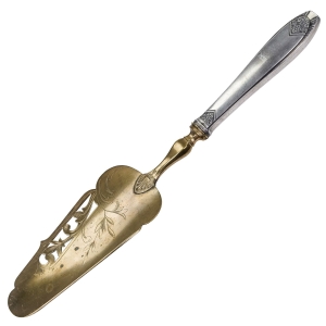 66601 ART-NOUVEAU CUDOWNA PLATEROWANA ŁOPATKA DO CIAST TORTÓW (1).jpg