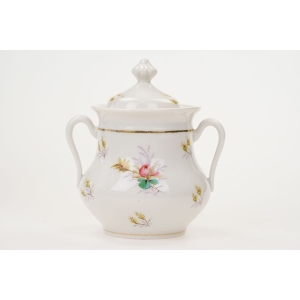 66692 BIEDERMEIER DUŻA CUKIERNICA RĘCZNIE MALOWANA RÓŻYCZKI (2).JPG