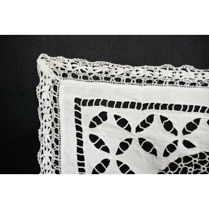 66736 ANTYCZNA ZAZDROSTKA LAMBREKIN AŻURY ANIOŁKI I KORONKI 120 X 46 CM (6).JPG